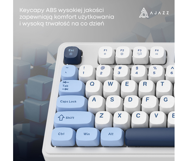 Ajazz AF98 PLUS biała - 1536381 - zdjęcie 7